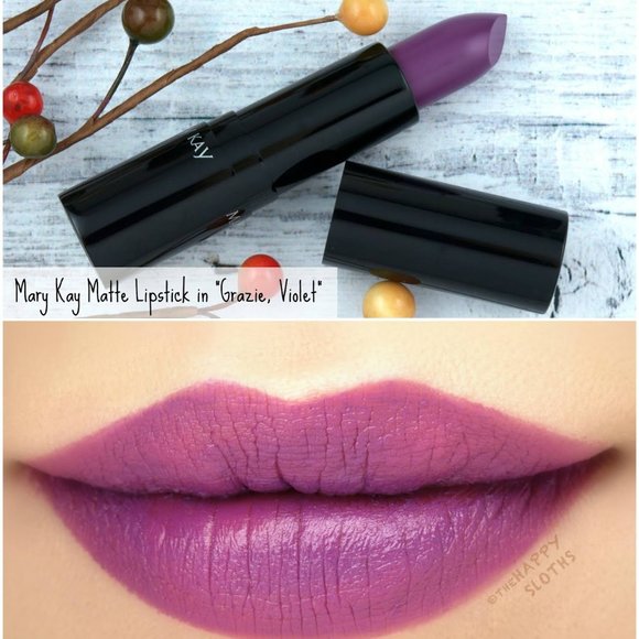 Grazie, Violet Matte Lipstick - Limited Edition Mary Kay - Discontinued - Picture 4 of 11